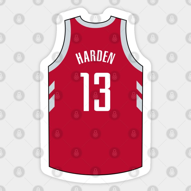James Harden Houston Jersey Qiangy James Harden Sticker